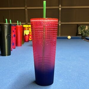 Starbucks Pink to Blue ombré venti cold cup